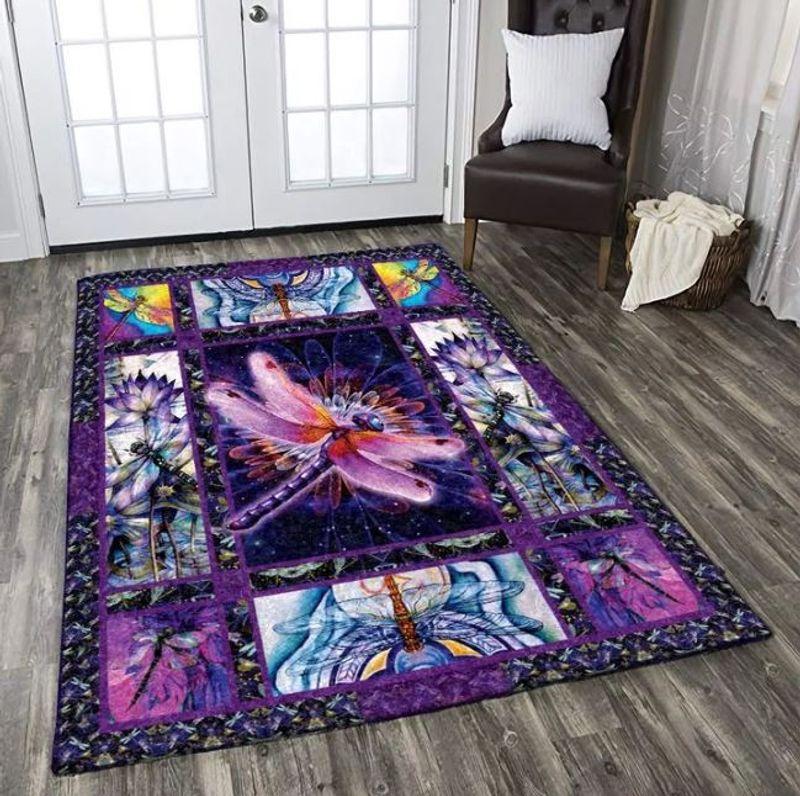 Beautiful Dragonfly Rectangle Limited Edition Rug 2 Beautiful Dragonfly Rectangle Limited Edition Rug