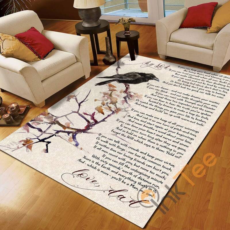 Beautiful From Dad To Son Bedroom Living Room Gift For Father's Day Rug 15 Beautiful From Dad To Son Bedroom Living Room Gift For Father’s Day Rug