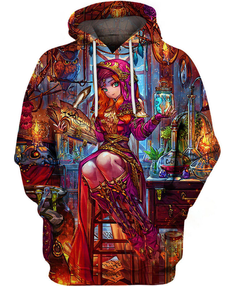 Beautiful Witch Hoodie 3D