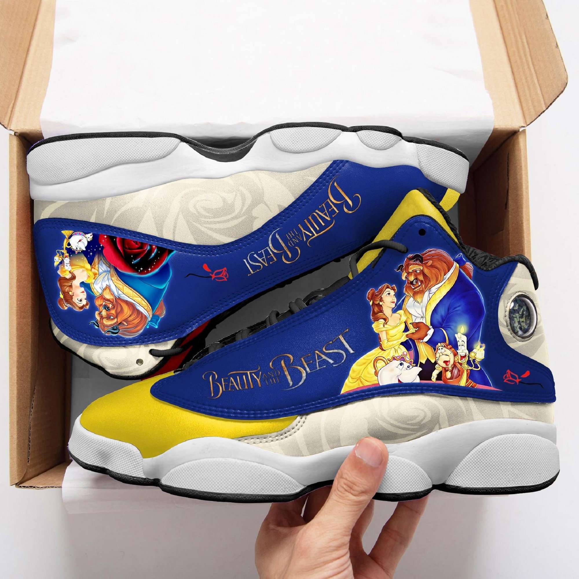 Beauty And The Beast Air Jordan Shoes