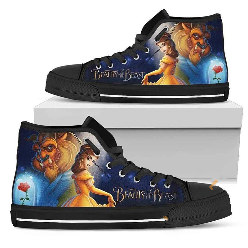 Beauty And The Beast High Top Shoes