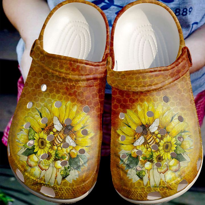 Bee Honey Crocs Clog Shoes