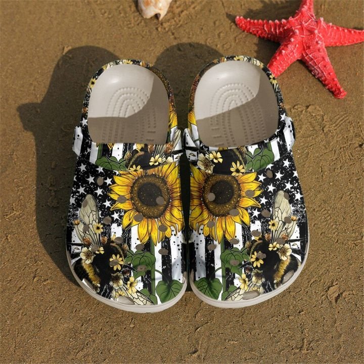 Bee Lover Crocs Clog Shoes