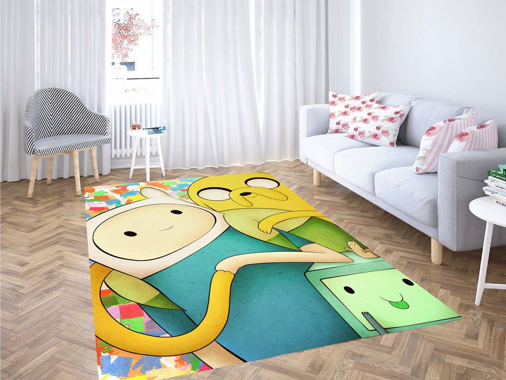 Beemo Jack And Finn Adventure Time Living Room Modern Carpet Rug 14 Beemo Jack And Finn Adventure Time Living Room Modern Carpet Rug