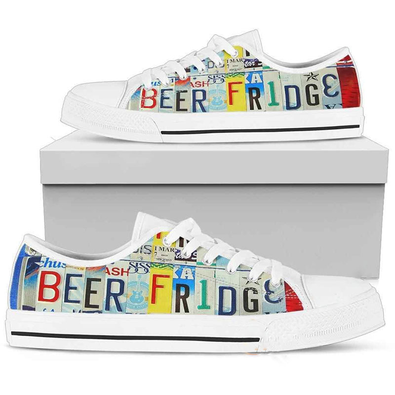 Beer Fridge Low Top Shoes