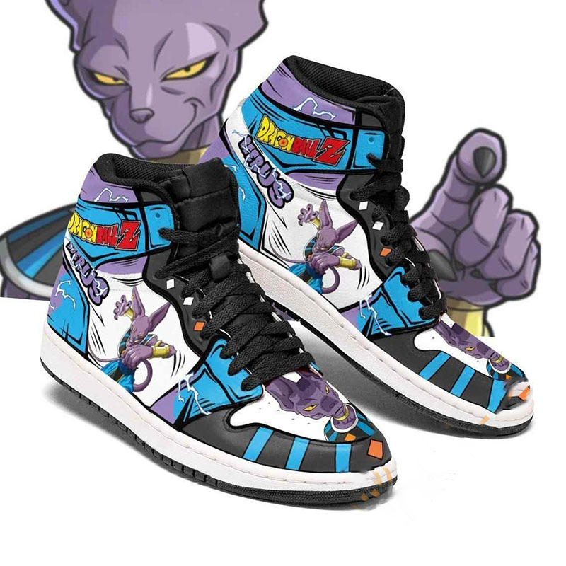 Beerus Dragon Ball Z Anime Sneakers Air Jordan Shoes