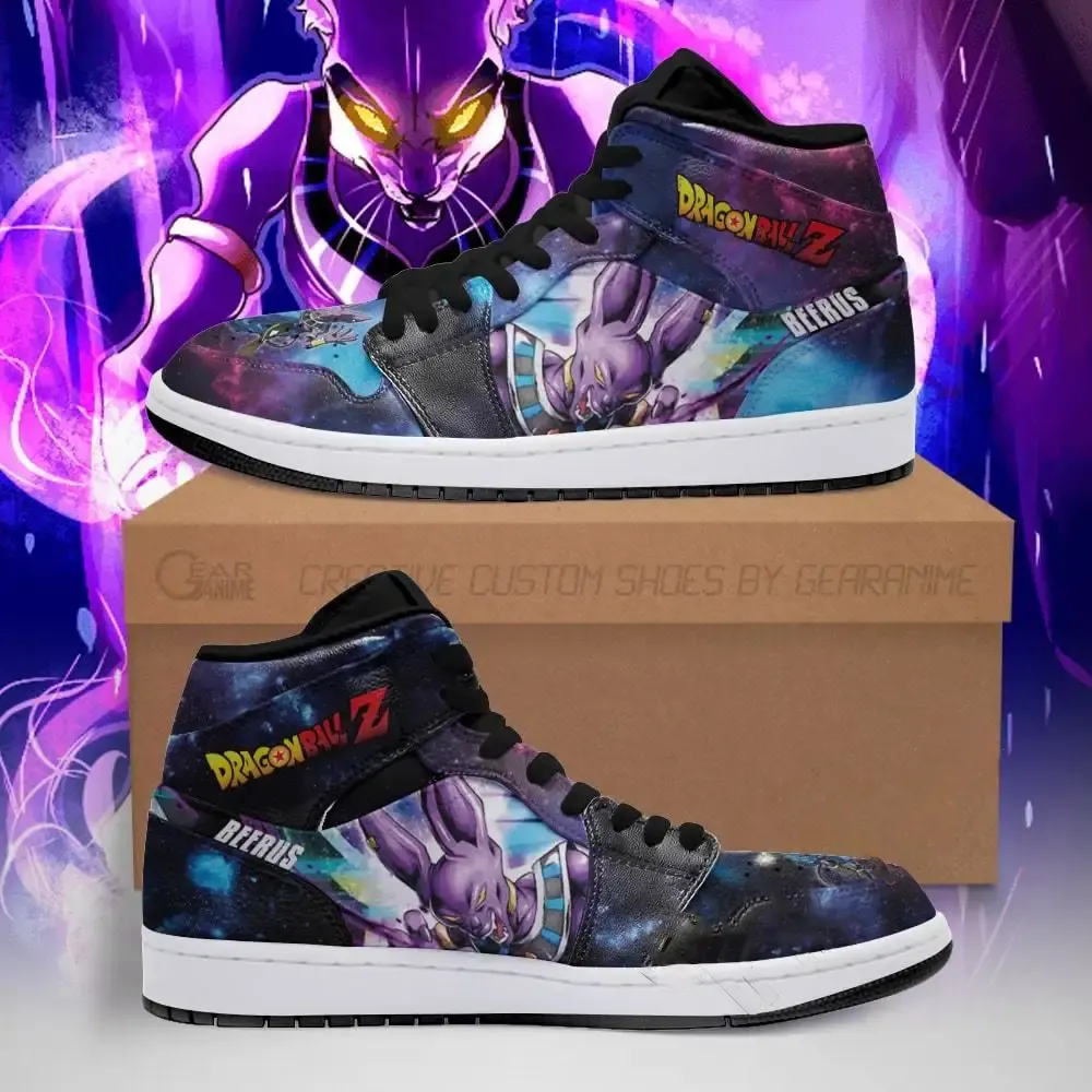 Beerus Galaxy Dragon Ball Z Anime Amazon Air Jordan Shoes