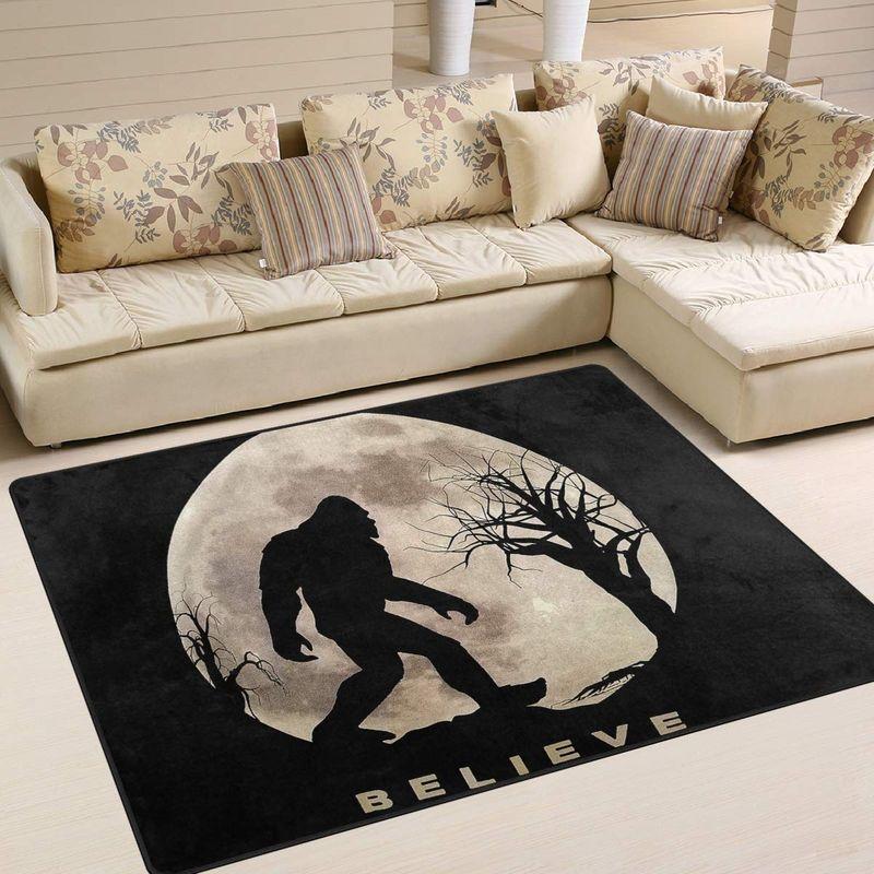 Believe Bigfoot Rectangle Limited Edition Rug 4 Believe Bigfoot Rectangle Limited Edition Rug