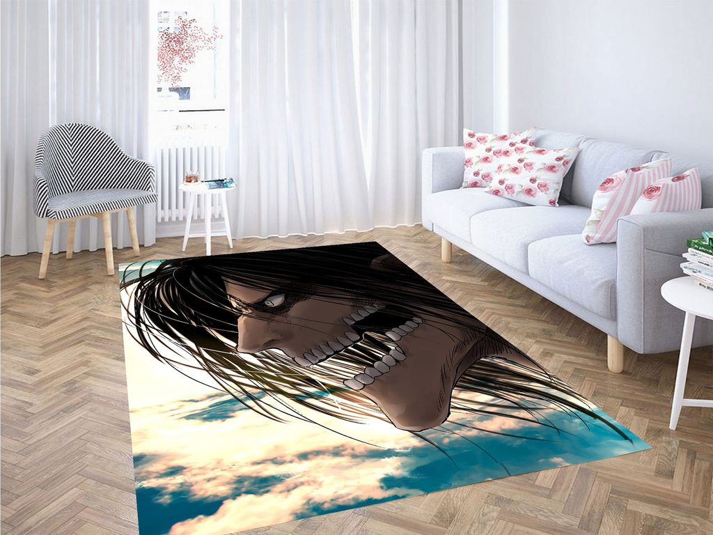 Beyond The Wall Titan Eren Jaeger Living Room Modern Carpet Rug