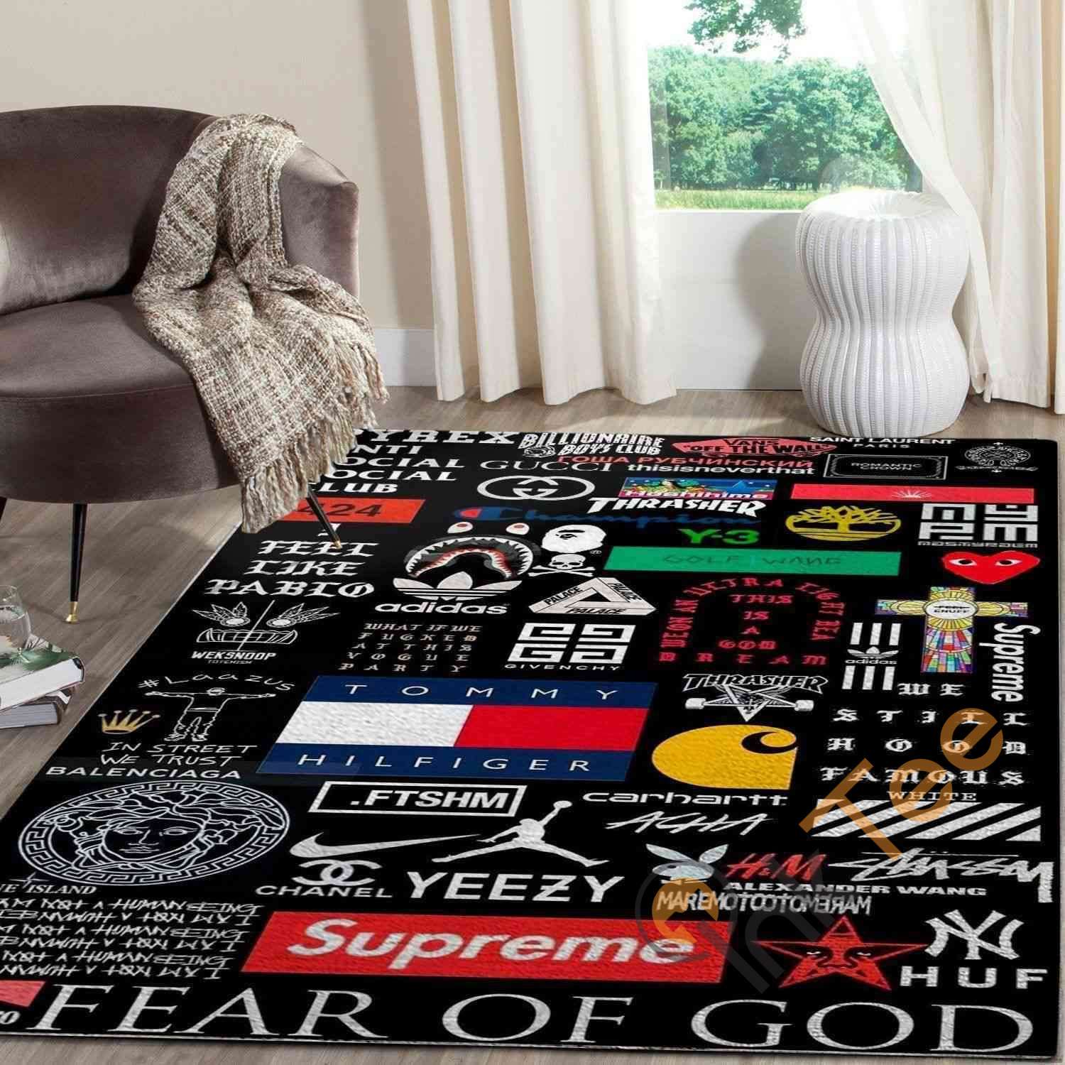 Big Fashion Brands Area Rug