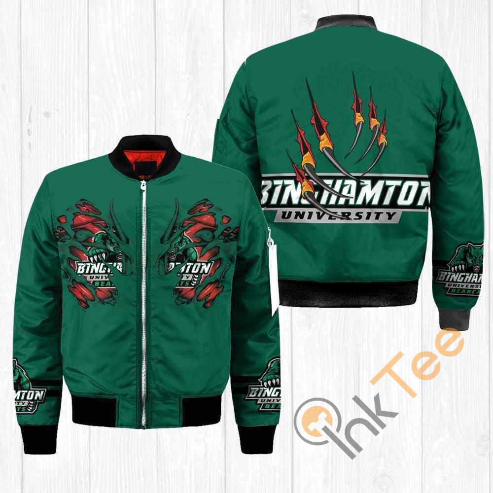Binghamton Bearcats NCAA Claws Apparel Best Christmas Gift For Fans Bomber Jacket