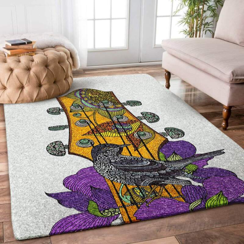 Bird And Guitar Limited Edition Rug 1 Bird And Guitar Limited Edition Rug