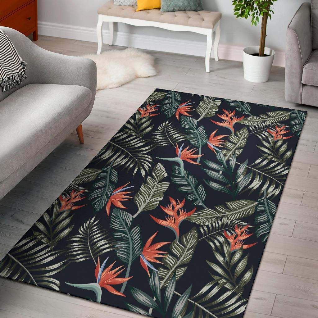 Bird Of Paradise Pattern Print Design Limited Edition Rug 5 Bird Of Paradise Pattern Print Design Limited Edition Rug
