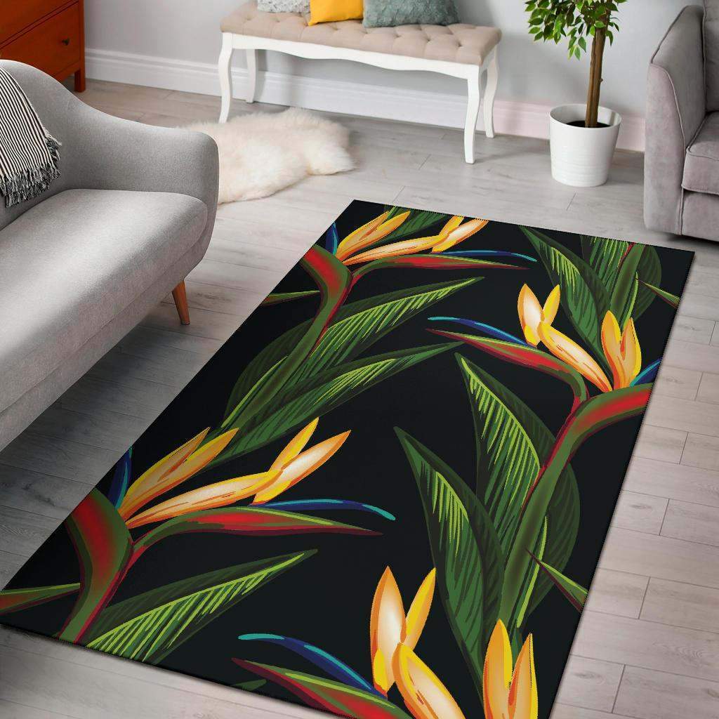 Bird Of Paradise Pattern Print Design Limited Edition Rug 8 Bird Of Paradise Pattern Print Design Limited Edition Rug