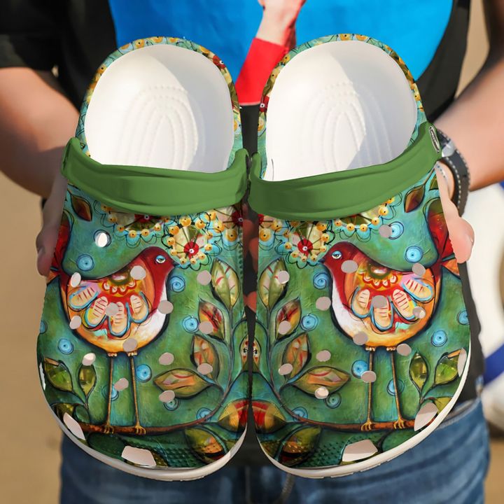 Bird Pretty Little Crocs Clog Shoes
