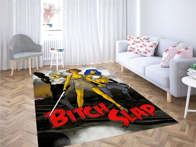 Bitch Slap Simpson Family Carpet Rug 1 Bitch Slap Simpson Family Carpet Rug