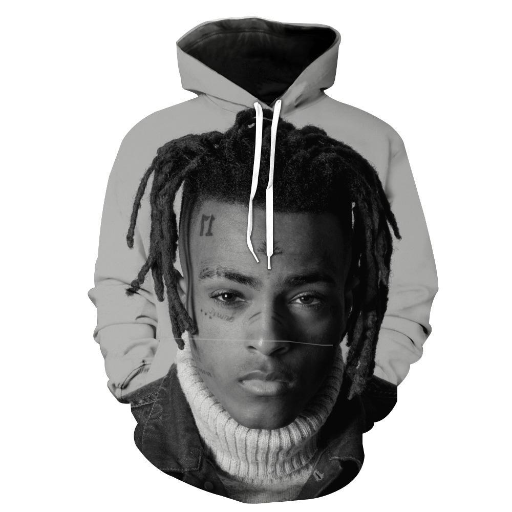 Black And White Xxxtentacion Xxxtentacion Hoodie 3D