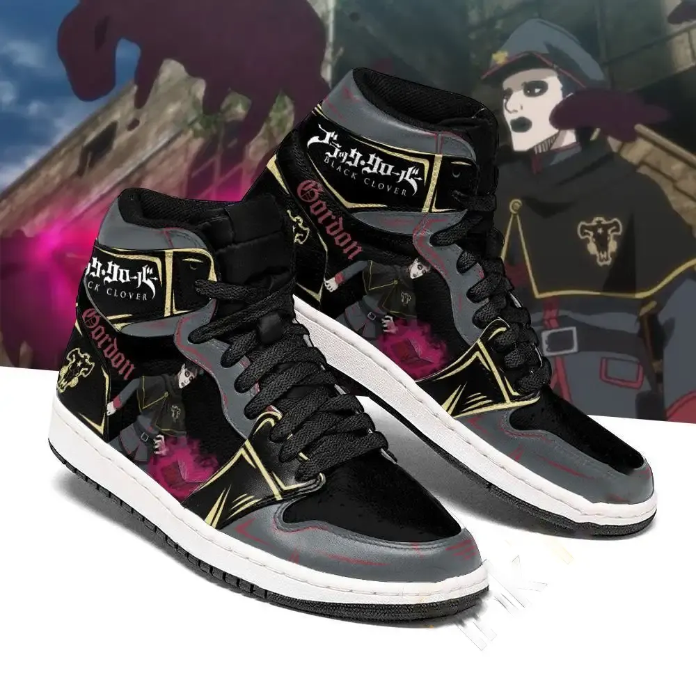 Black Bull Gordon Agrippa Black Clover Anime Shoes Amazon Air Jordan Shoes
