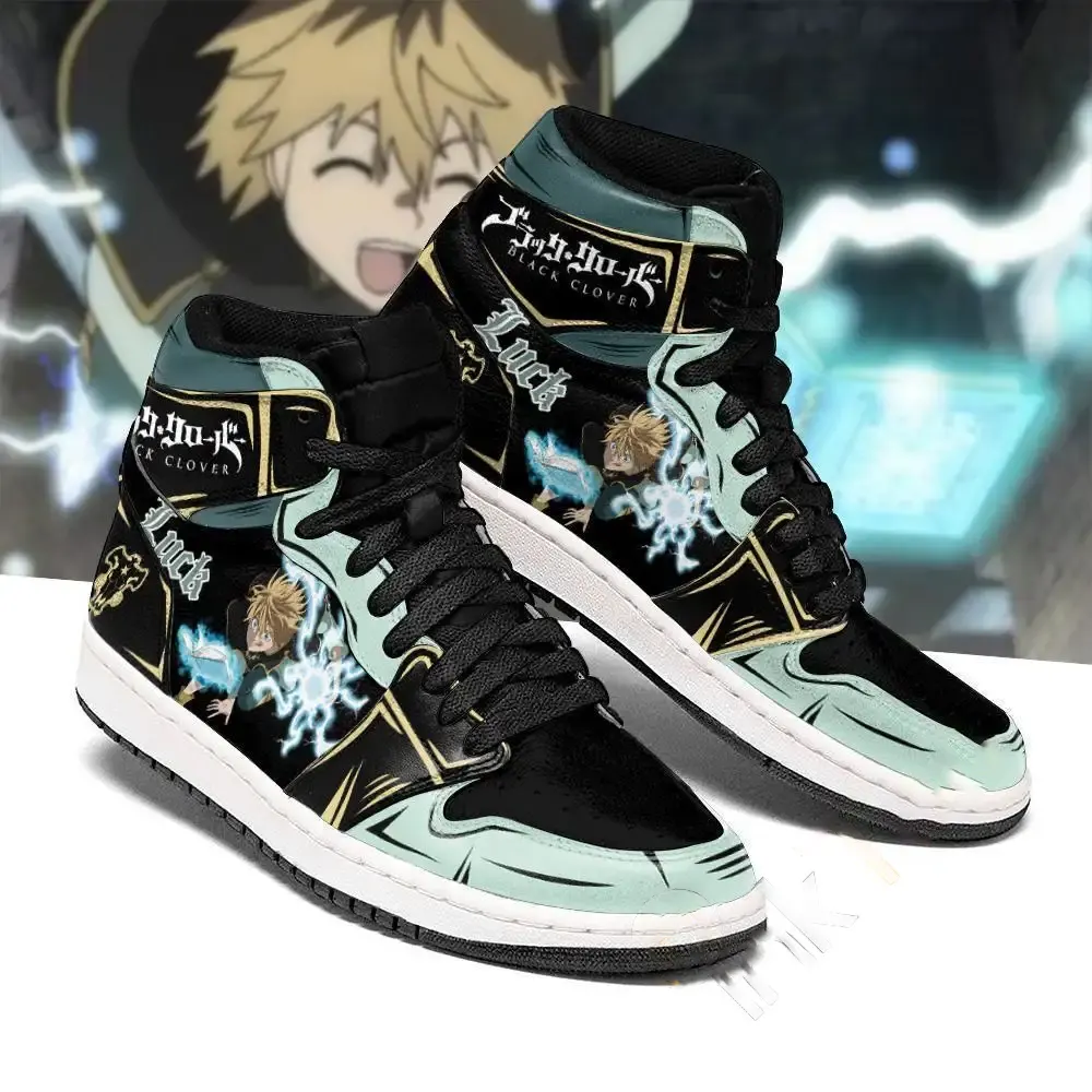 Black Bull Luck Voltia Black Clover Anime Shoes Amazon Air Jordan Shoes