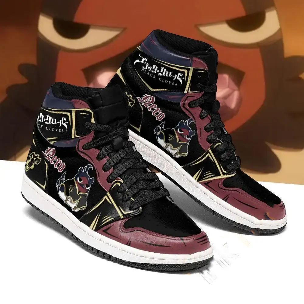 Black Bull Nero Black Clover Anime Shoes Amazon Air Jordan Shoes
