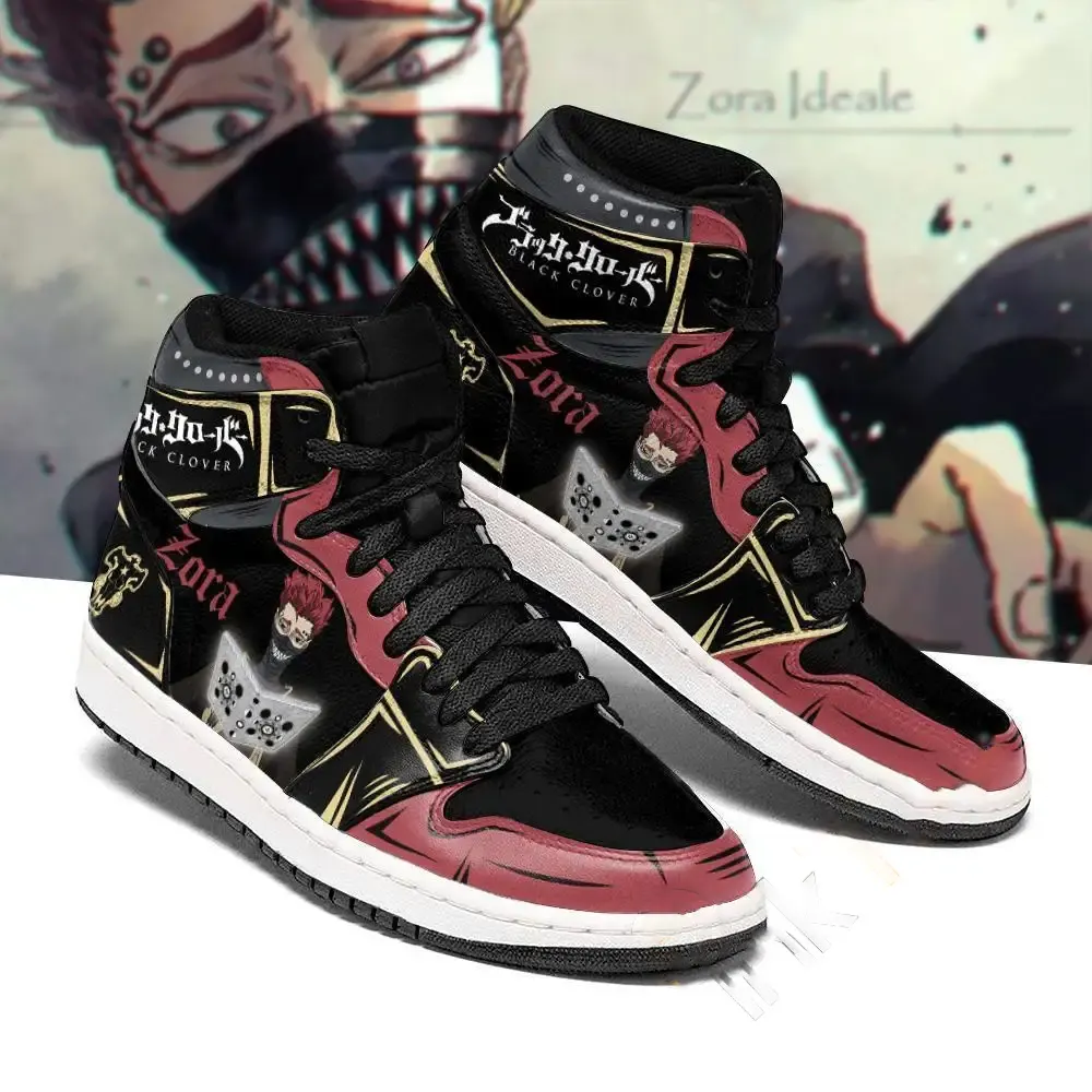 Black Bull Zora Ideale Black Clover Anime Shoes Amazon Air Jordan Shoes