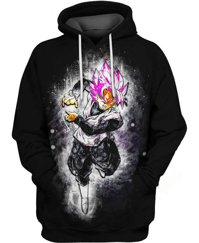 Black Goku Hoodie 3D