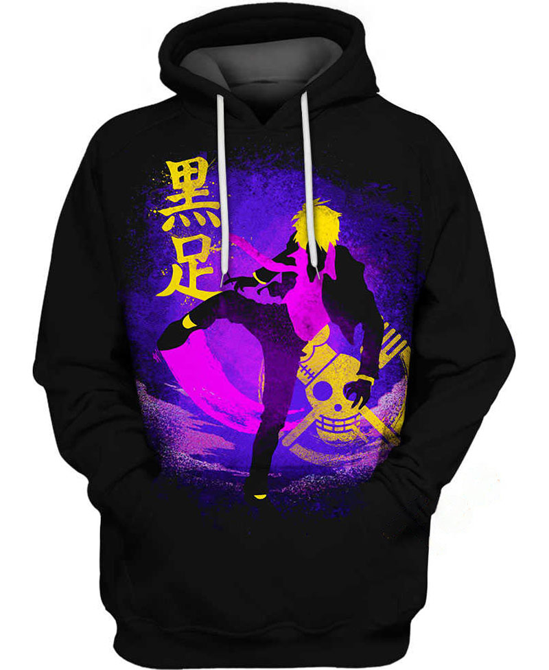Black Leg Sanji Hoodie 3D