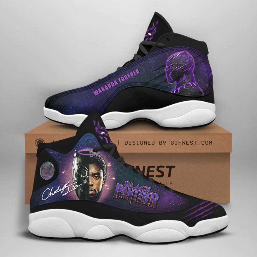 Black Panther Custom Air Jordan Shoes
