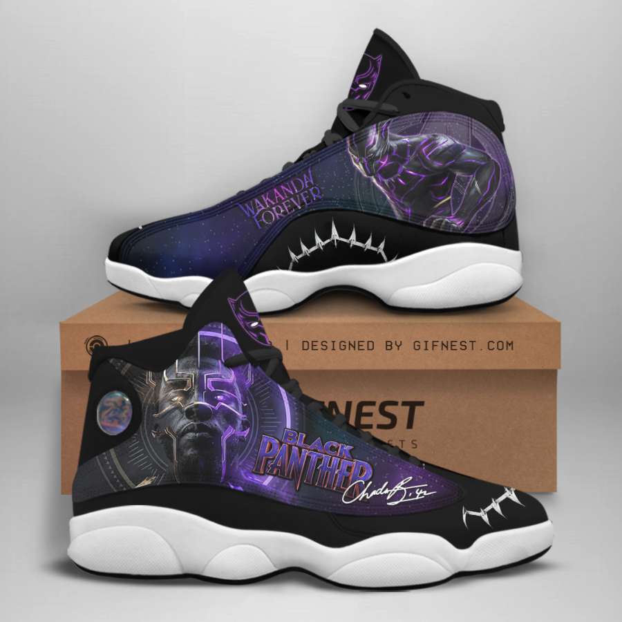 Black Panther Custom Air Jordan Shoes 4 Black Panther Custom Air Jordan Shoes
