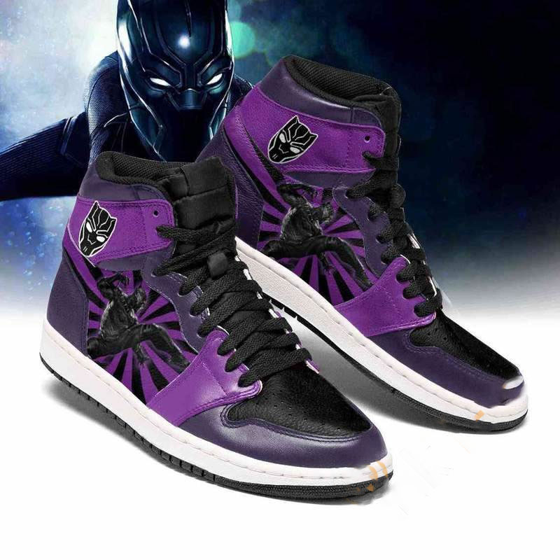 Black Panther Marvel Custom Air Jordan Shoes 8 Black Panther Marvel Custom Air Jordan Shoes