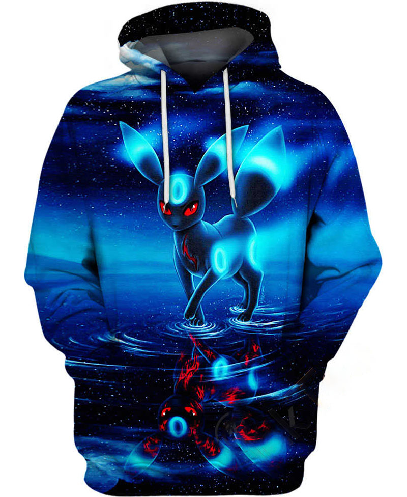 Black The Umbreon Hoodie 3D