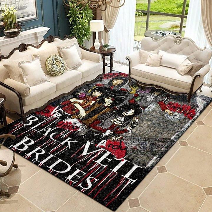 Black Veil Brides Band Limited Edition Rug 6 Black Veil Brides Band Limited Edition Rug