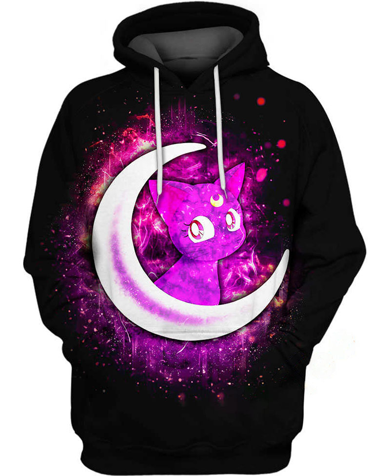 Black-purple Cat Hoodie 3D 9 Black-purple Cat Hoodie 3D