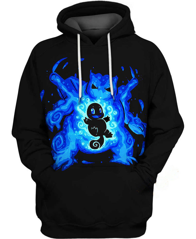 Blastoise And Squirtle Hoodie 3D 16 Blastoise And Squirtle Hoodie 3D