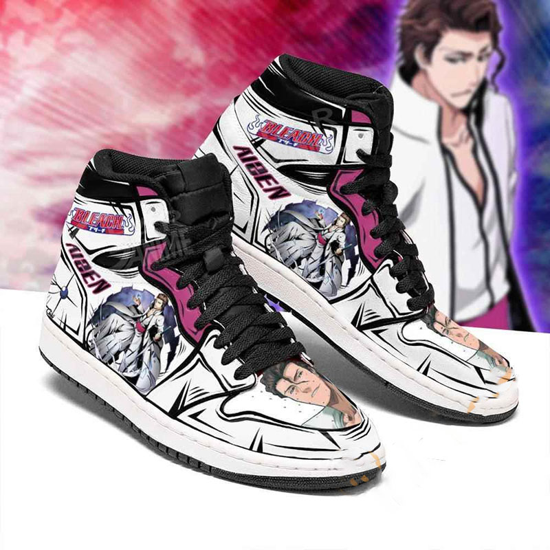 Bleach Aizen Bleach Sneakers Anime Air Jordan Shoes