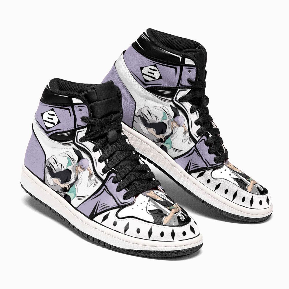 Bleach Gin Ichimaru Custom Anime Air Jordan Shoes