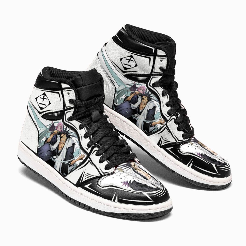 Bleach Kenpachi Zaraki Custom Anime Air Jordan Shoes