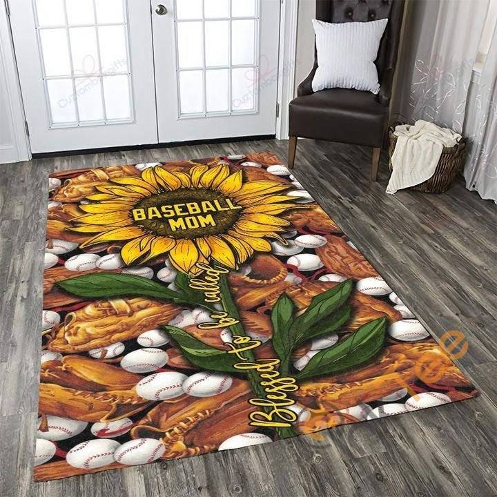 Bless To Be Call Basketball Mom Sunflower For Living Room Girl Home Decoration Rug 1 Bless To Be Call Basketball Mom Sunflower For Living Room Girl Home Decoration Rug