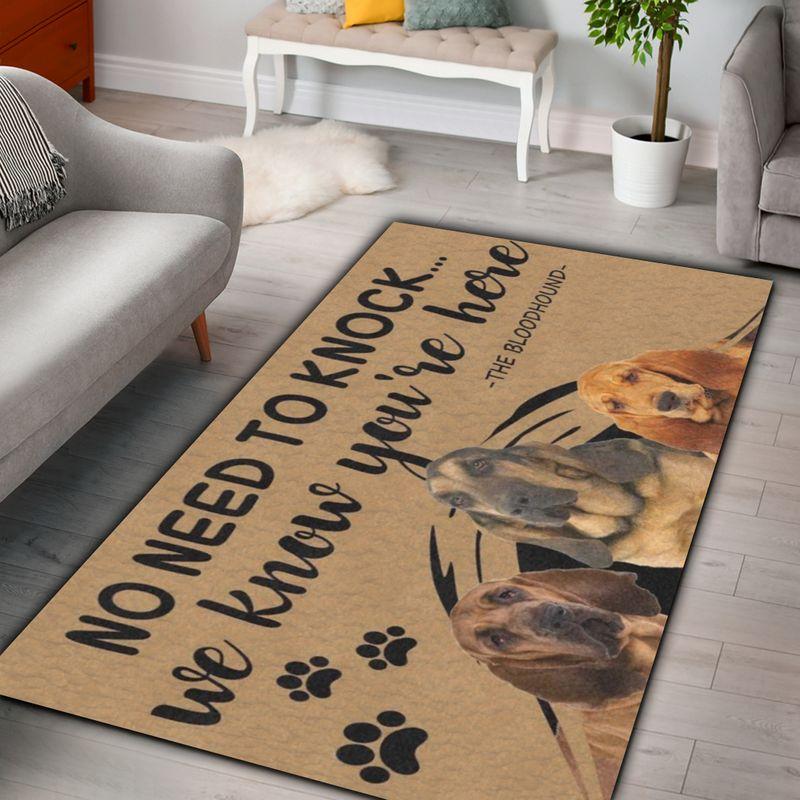 Bloodhound Know You’re Here Rectangle Limited Edition Rug