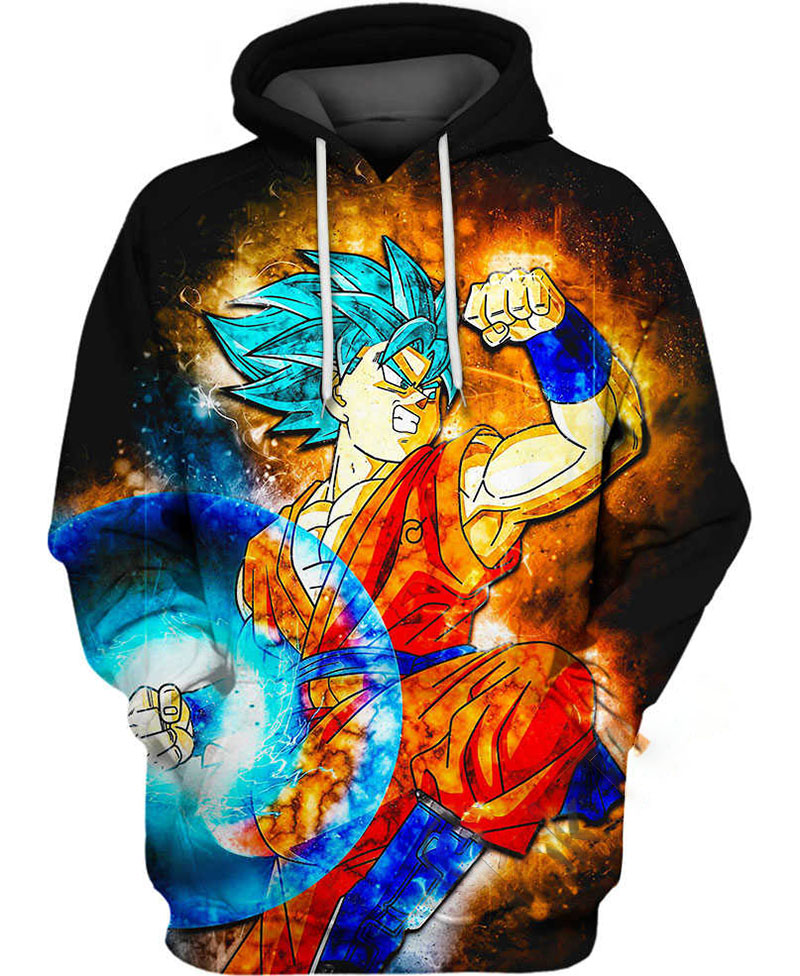 Blue Energy Blast Hoodie 3D 3 Blue Energy Blast Hoodie 3D