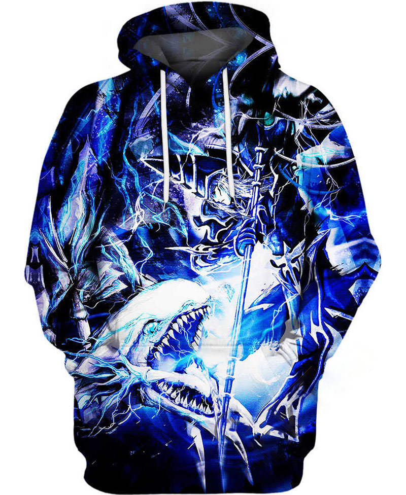 Blue Eyes Vs Dark Magician Hoodie 3D