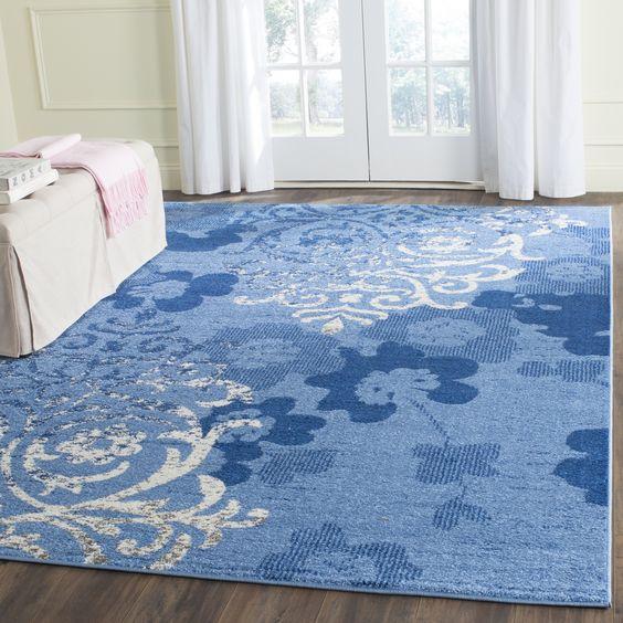 Blue Flower Limited Edition Rug 2 Blue Flower Limited Edition Rug