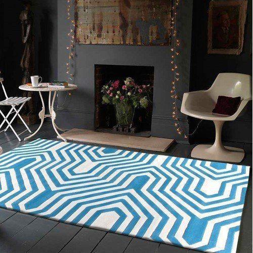 Blue Modern Limited Edition Rug 4 Blue Modern Limited Edition Rug