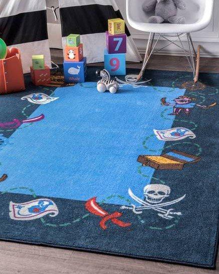 Blue Pirate Life Limited Edition Rug 1 Blue Pirate Life Limited Edition Rug