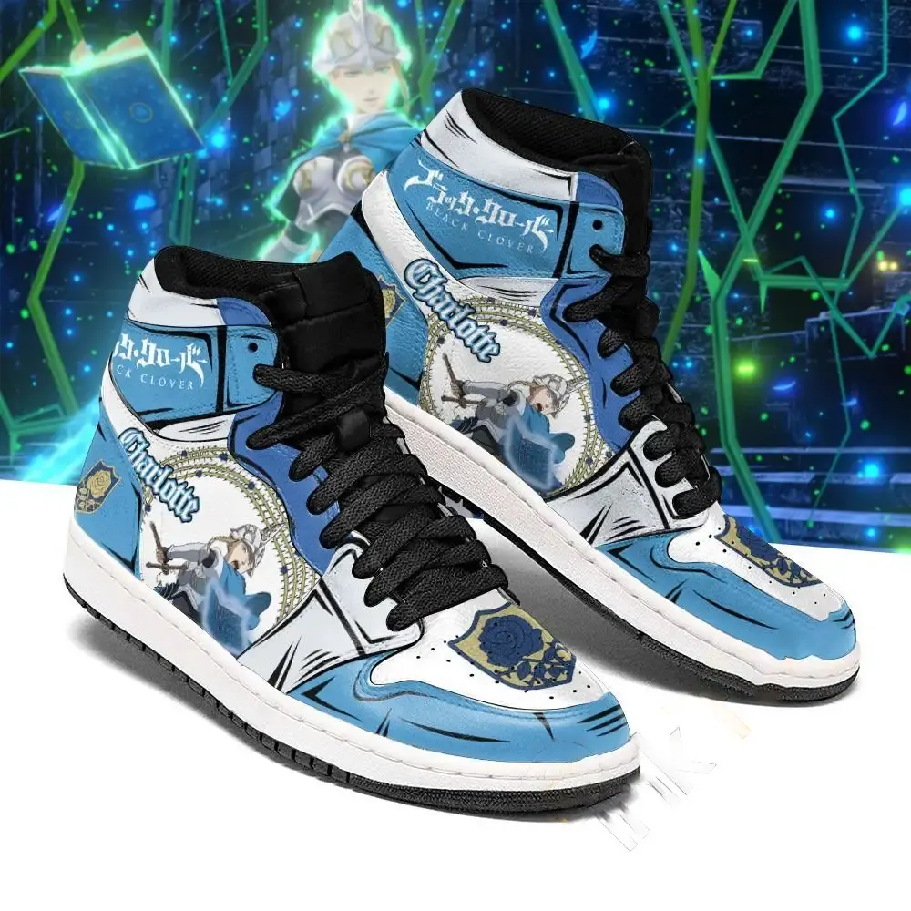 Blue Rose Charlotte Roselei Black Clover Anime Shoes Amazon Air Jordan Shoes