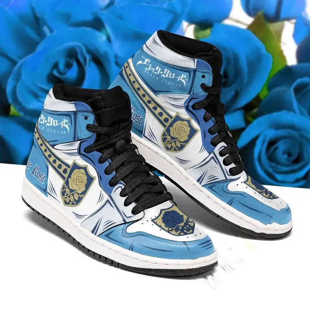 Blue Rose Magic Knight Black Clover Anime Amazon Air Jordan Shoes