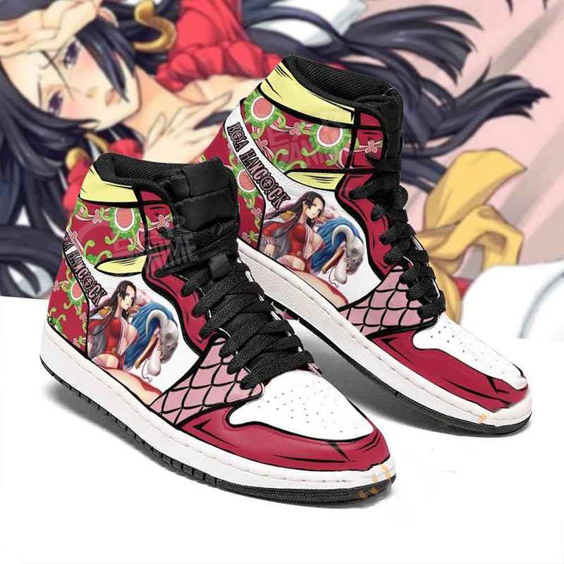 Boa Hancock One Piece Sneakers Anime Air Jordan Shoes 5 Boa Hancock One Piece Sneakers Anime Air Jordan Shoes