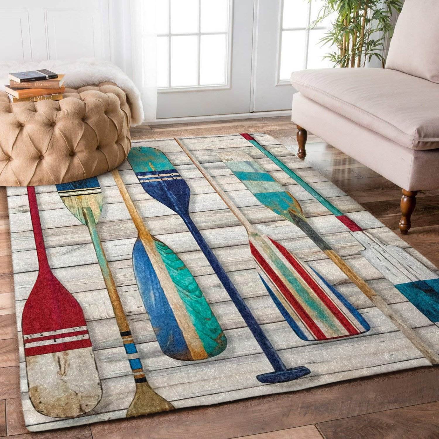 Rustic Boat Paddles Limited Edition Rug