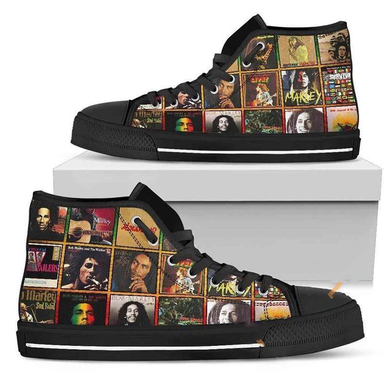 Bob Marley High Top Shoes