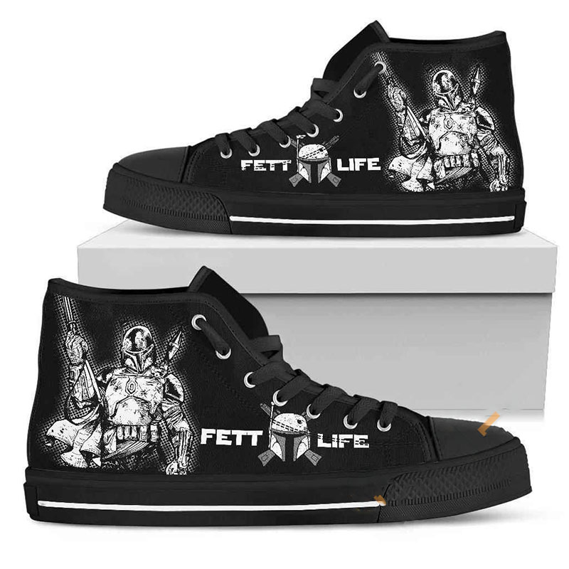 Boba Fett High Top Shoes